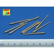 Set of 9 pcs 406 mm short barrels for North Carolina, 1/350 - Aber ...