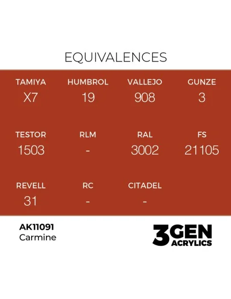 Carmine 17ml - AK Interactive AK11091