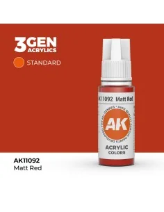 [NO_DESC] Matt Red 17ml - AK Interactive AK11092