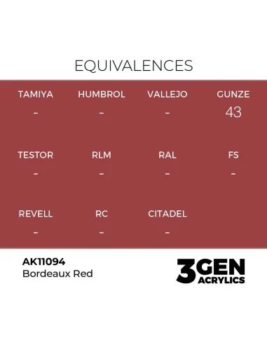 Bordeaux Red 17ml - AK Interactive AK11094