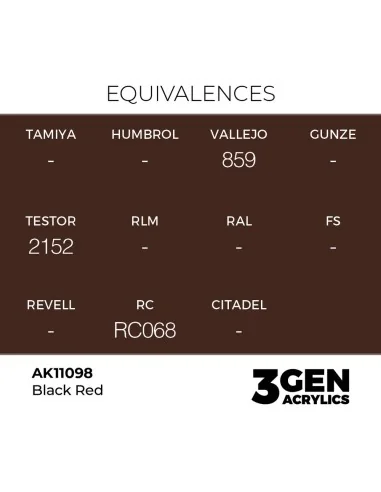 Black Red 17ml - AK Interactive AK11098