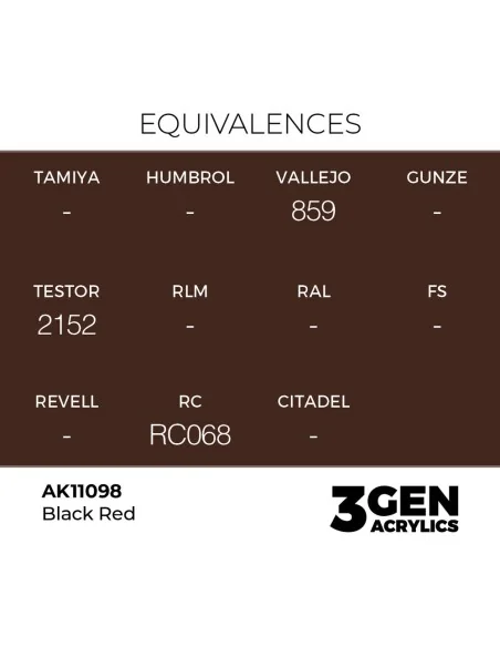Black Red 17ml - AK Interactive AK11098