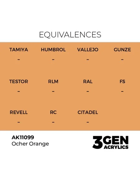 Ocher Orange 17ml - AK Interactive AK11099
