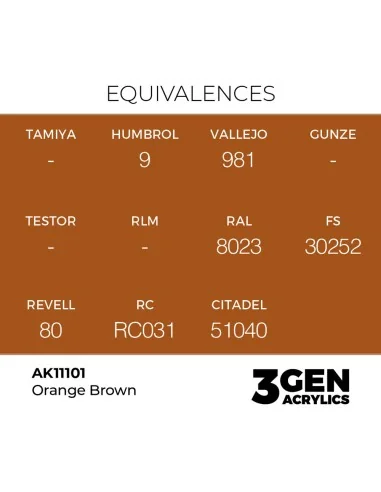 Orange Brown 17ml - AK Interactive AK11101