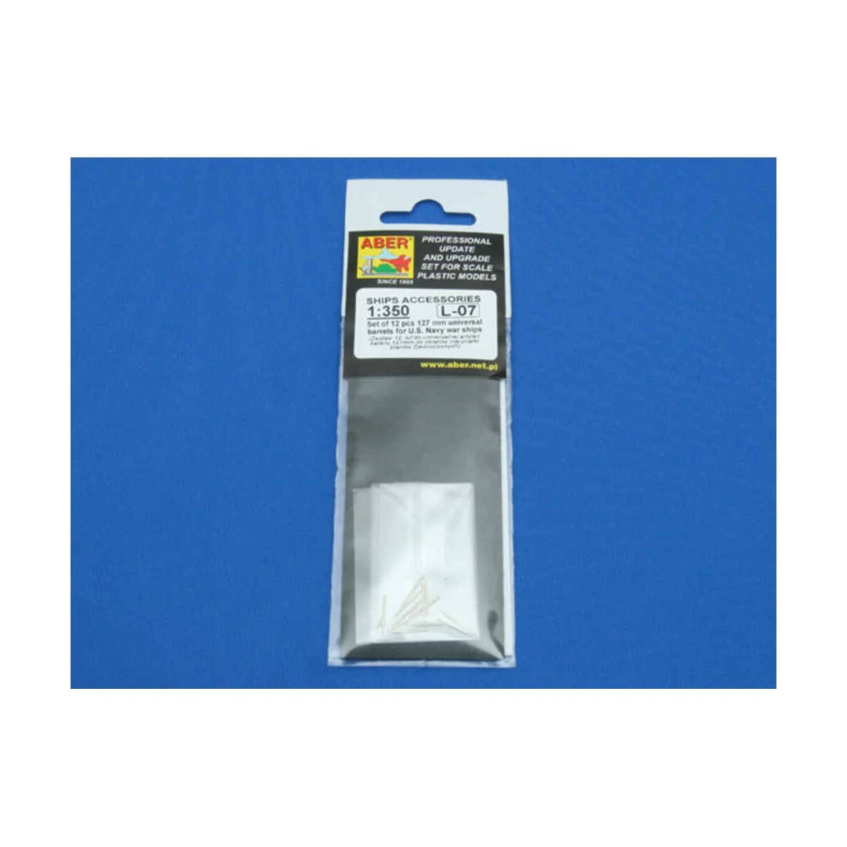 Set of pcs 127 mm barrels for U.S.Navy ships, 1/350 - Aber Models R... Set of pcs 127 mm barrels for U.S.Navy ships, 1/350 - Aber Models R...