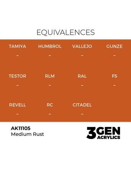 Light Rust 17ml - AK Interactive AK11105