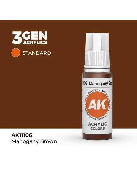 Mahogany Brown 17ml - AK Interactive AK11106