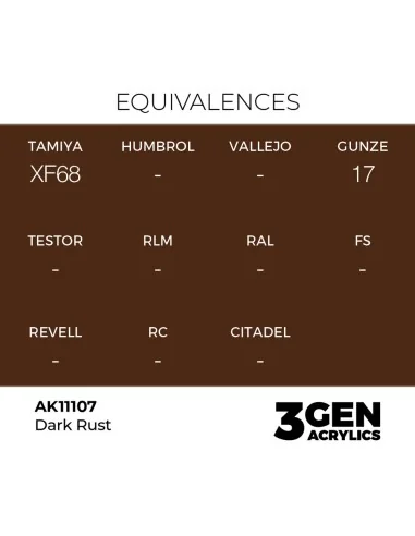 Dark Rust 17ml - AK Interactive AK11107