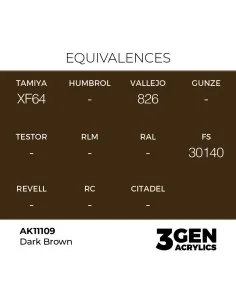 [NO_DESC] Dark Brown 17ml - AK Interactive AK11109 2