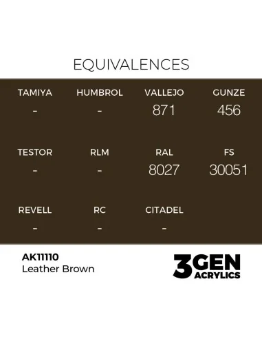 Leather Brown 17ml - AK Interactive AK11110