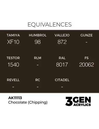 [NO_DESC] Chocolate (Chipping) 17ml - AK Interactive AK11113