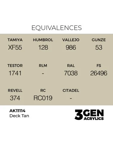 [NO_DESC] Deck Tan 17ml - AK Interactive AK11114