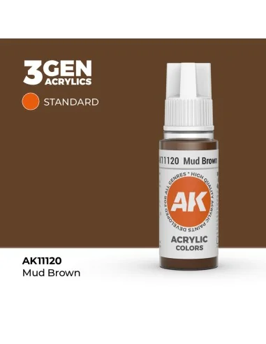 Mud Brown 17ml - AK Interactive AK11120