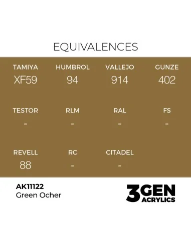 Green Ocher 17ml - AK Interactive AK11122