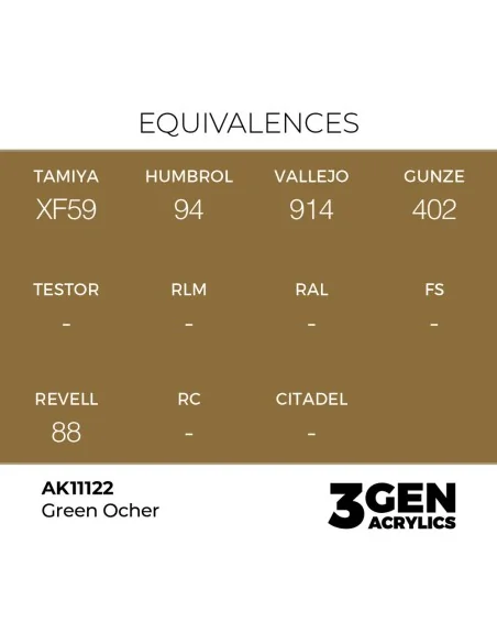 Green Ocher 17ml - AK Interactive AK11122