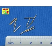 Set of pcs 127 mm barrels for U.S.Navy ships - Aber Models RE-350 L07