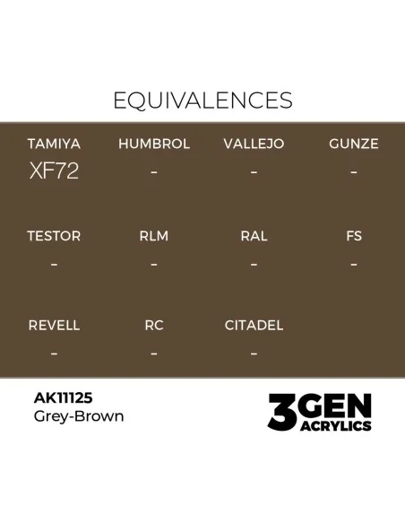 [NO_DESC] Grey-Brown 17ml - AK Interactive AK11125