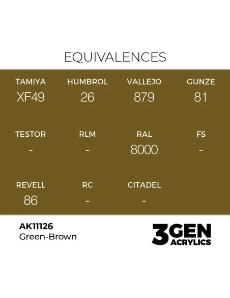 Green-Brown 17ml - AK Interactive AK11126