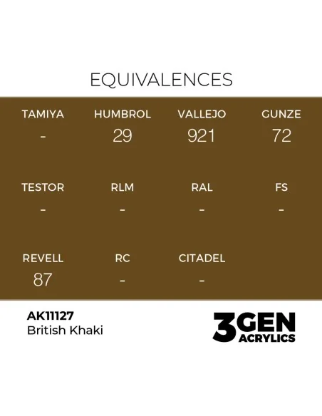 British Khaki 17ml - AK Interactive AK11127