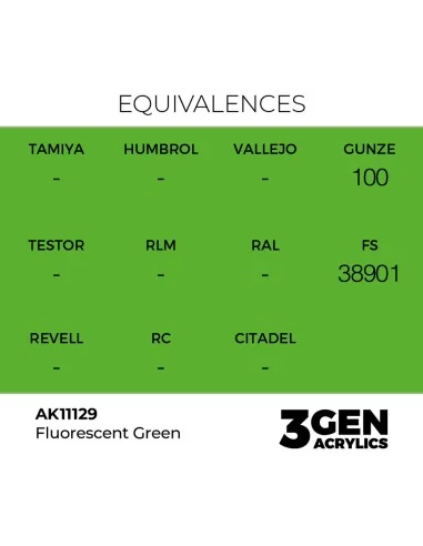 Fluorescent Green 17ml - AK Interactive AK11129
