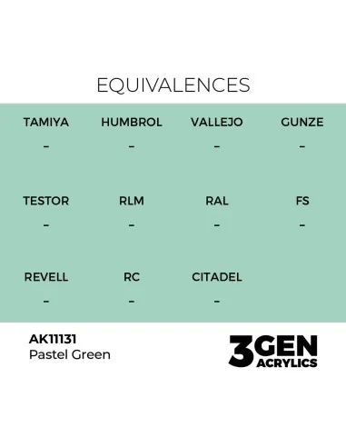 Pastel Green 17ml - AK Interactive AK11131