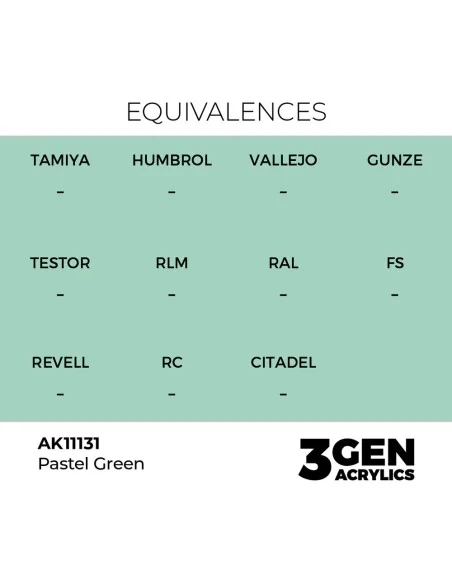 Pastel Green 17ml - AK Interactive AK11131