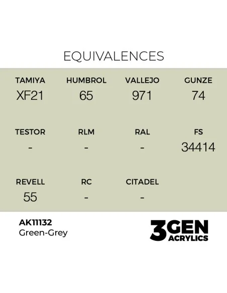 Green-Grey 17ml - AK Interactive AK11132