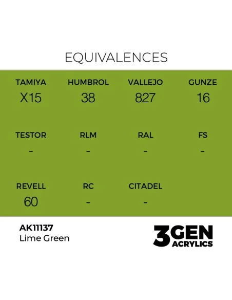 [NO_DESC] Lime Green 17ml - AK Interactive AK11137