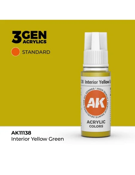 Interior Yellow Green 17ml - AK Interactive AK11138