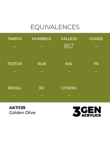 [NO_DESC] Golden Olive 17ml - AK Interactive AK11139