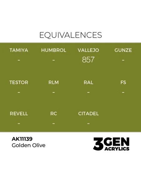 [NO_DESC] Golden Olive 17ml - AK Interactive AK11139