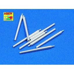 8 pcs 406 mm barrels for Nagato, 1/350 - Aber Models RE-350 L08
