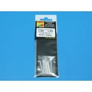 8 pcs 406 mm barrels for Nagato, 1/350 - Aber Models RE-350 L08