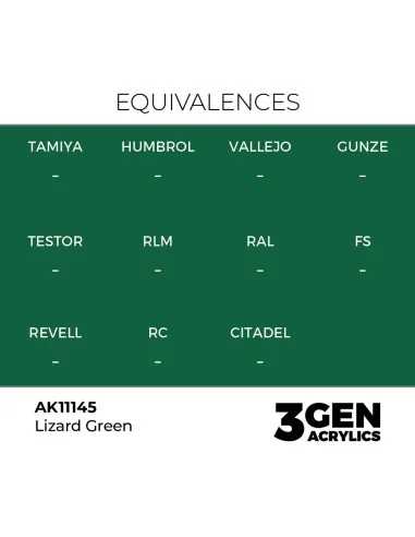 [NO_DESC] Lizard Green 17ml - AK Interactive AK11145