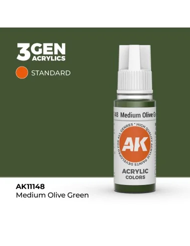 [NO_DESC] Medium Olive Green 17ml - AK Interactive AK11148