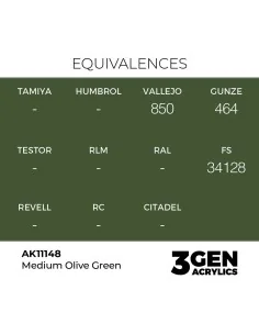 Medium Olive Green 17ml - AK Interactive AK11148 2
