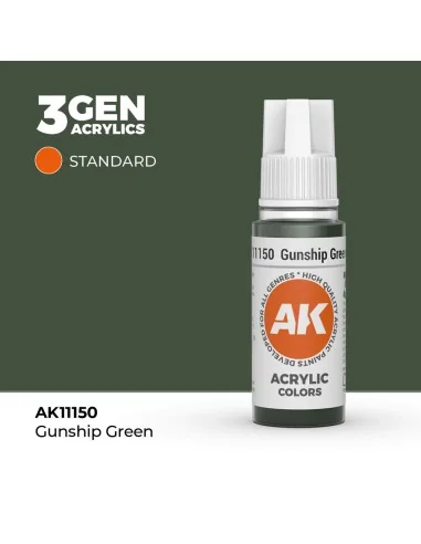 Gunship Green 17ml - AK Interactive AK11150