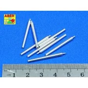 8 pcs 406 mm barrels for Nagato - Aber Models RE-350 L08