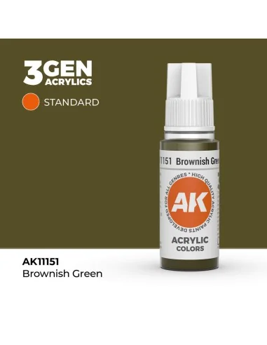 [NO_DESC] Brownish Green 17ml - AK Interactive AK11151