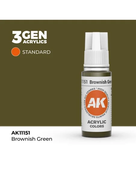 Brownish Green 17ml - AK Interactive AK11151