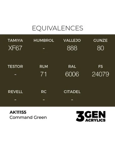 Command Green 17ml - AK Interactive AK11155