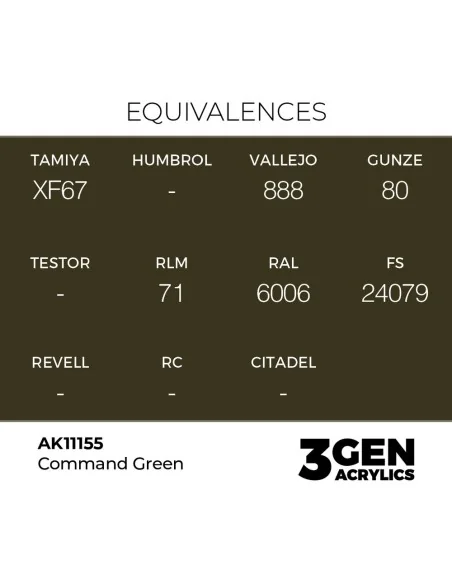 Command Green 17ml - AK Interactive AK11155