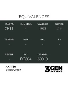 Black Green 17ml - AK Interactive AK11160 2