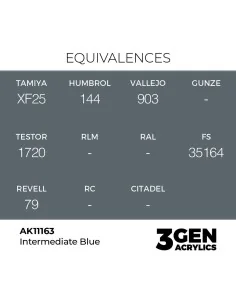 Intermediate Blue 17ml - AK Interactive AK11163 2