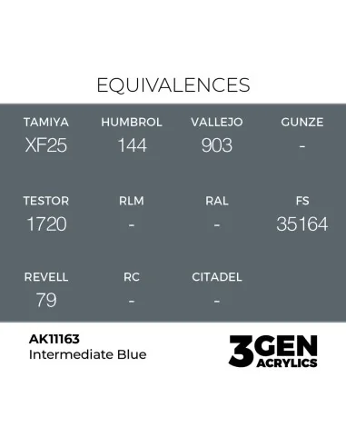 Intermediate Blue 17ml - AK Interactive AK11163