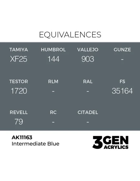 [NO_DESC] Intermediate Blue 17ml - AK Interactive AK11163