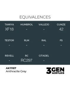 Anthracite Grey 17ml - AK Interactive AK11167 2