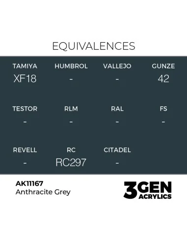 Anthracite Grey 17ml - AK Interactive AK11167
