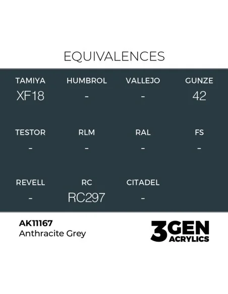 Anthracite Grey 17ml - AK Interactive AK11167