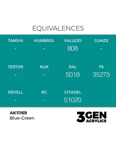 [NO_DESC] Blue-Green 17ml - AK Interactive AK11169 2
